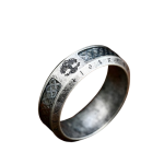 European and American retro Tree of Life stainless steel ring