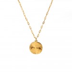European and American INS style personality LOVE necklace 18K GOLD stainless steel DEVIL's Eye necklace high-end necklace