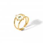Devil's Eye Titanium Steel Ring