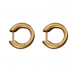 European and American retro fashion simple ear buckle female niche light luxury exquisite temperament high-end sense of all-match hoop earrings earrings