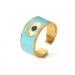 Devil's Eye Titanium Steel Ring