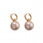 A pair of two-wear temperament pearl earrings, ear buckles, simple, light luxury, atmosphere, personality, high-end earrings, earrings